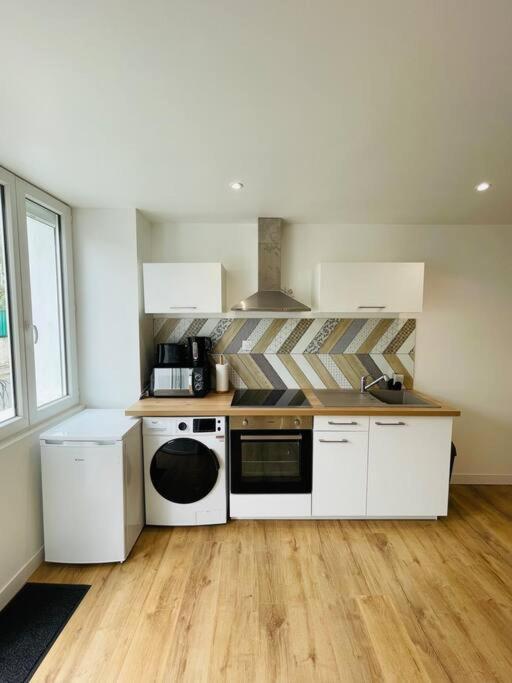 Le Belloc- Suberbe Appartement T1 Bis - Au Calme - Terrasse - Vue Jardin อาฌ็อง ภายนอก รูปภาพ