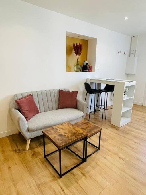 Le Belloc- Suberbe Appartement T1 Bis - Au Calme - Terrasse - Vue Jardin อาฌ็อง ภายนอก รูปภาพ